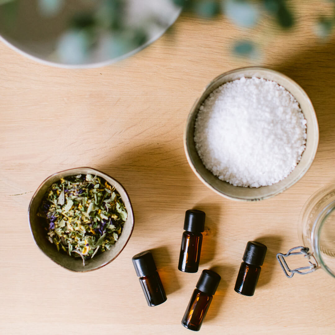 Ricola Herbal Bath Salts How-To - Step  1