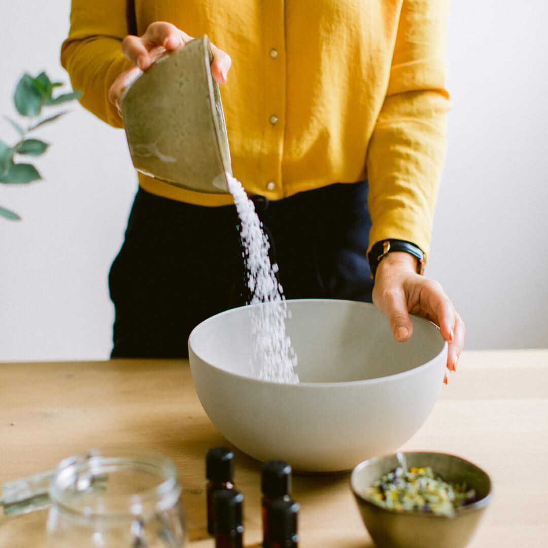 Ricola Herbal Bath Salts How-To - Step  2