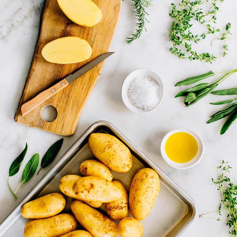 Ricola Grilled Potato with Herbs Recipe - Step  1