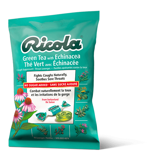 Ricola Sugar Free Green Tea with Echinacea