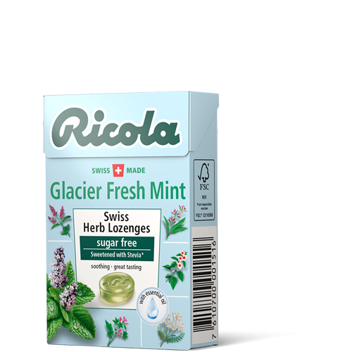 NEW   - Ricola Glacier Fresh Mint