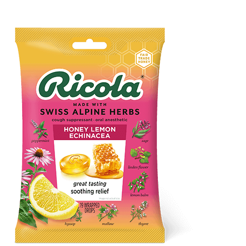 Ricola Honey Lemon with Echinacea 19 Count
