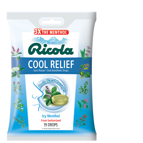Ricola Cool Relief Icy Menthol - 19 Count