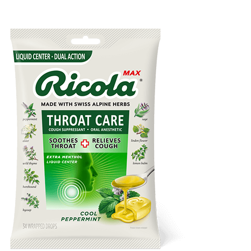 NEW   - Ricola MAX Throat Care 34 Count