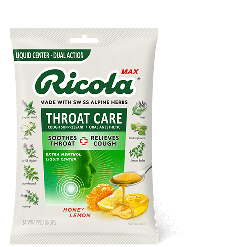 NEW   - Ricola MAX Throat Care 34 Count