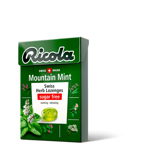 Ricola Kẹo ngậm thảo mộc Ricola Bạc hà Mountain Mint